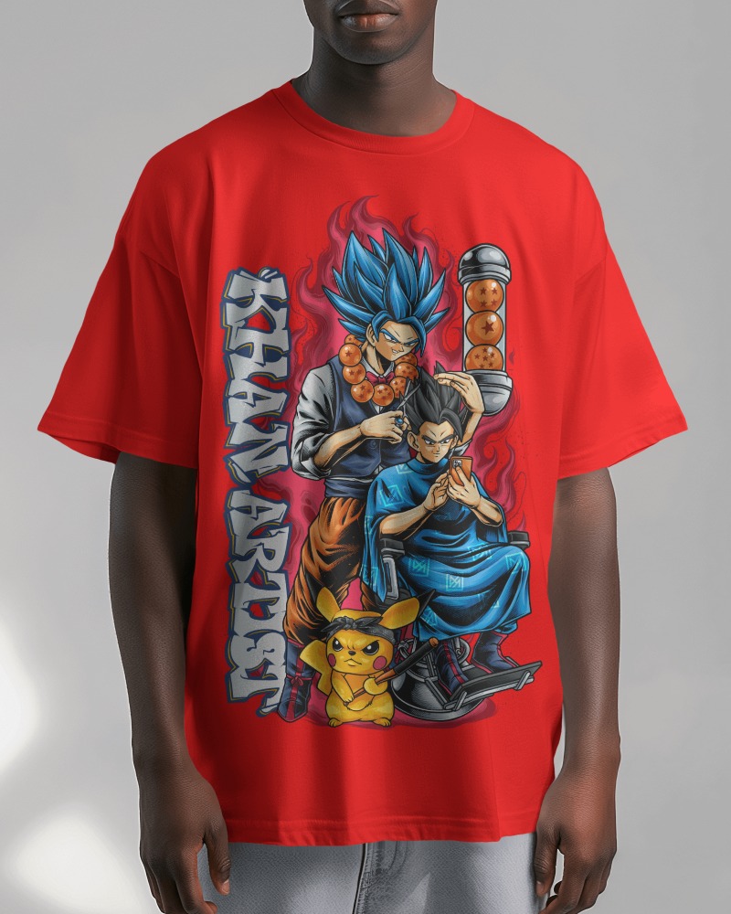 Black model wearing-t-shirt mockup lower half